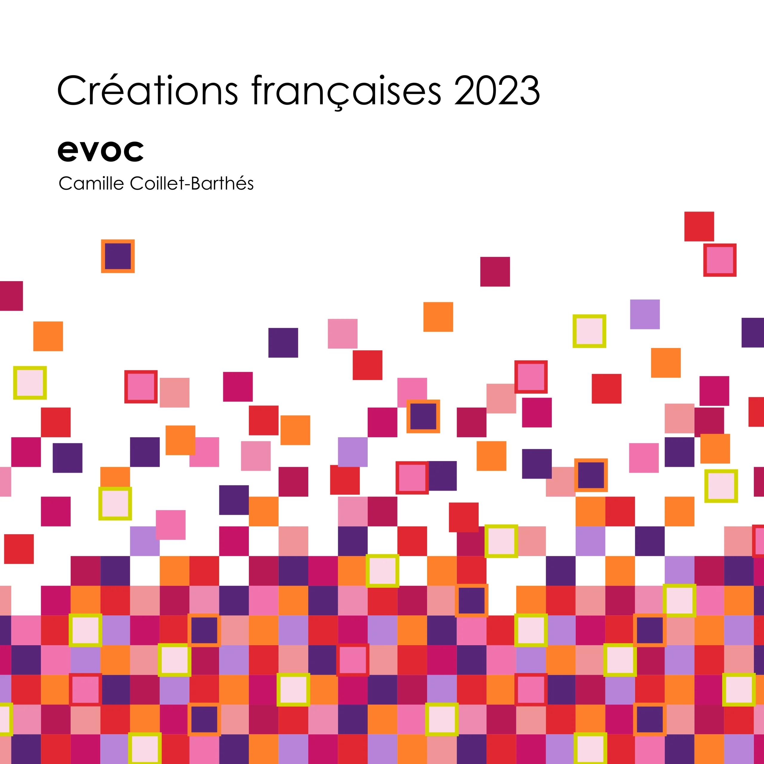 jaquette de la composition "Créations françaises 2023"