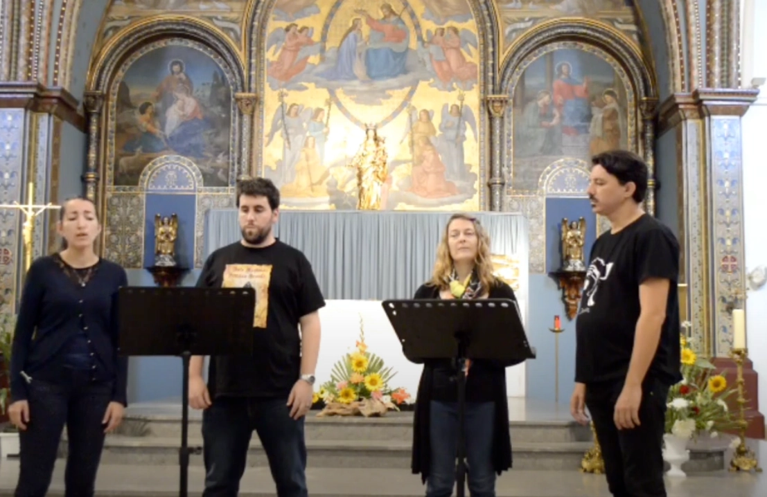Quatuor Thaleia dans une église